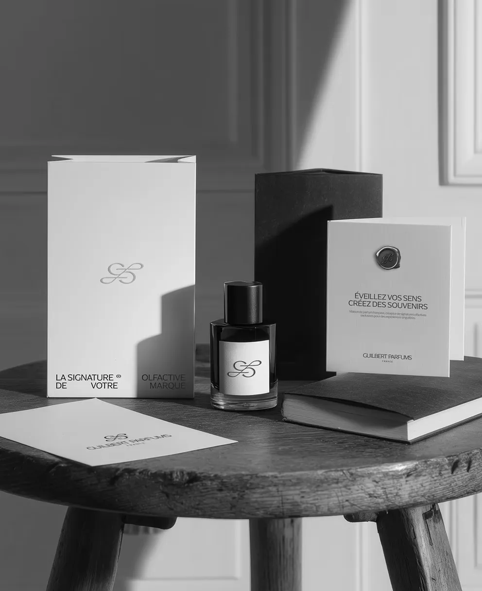 Gamme de parfums et cosmétiques Guilbert Parfums